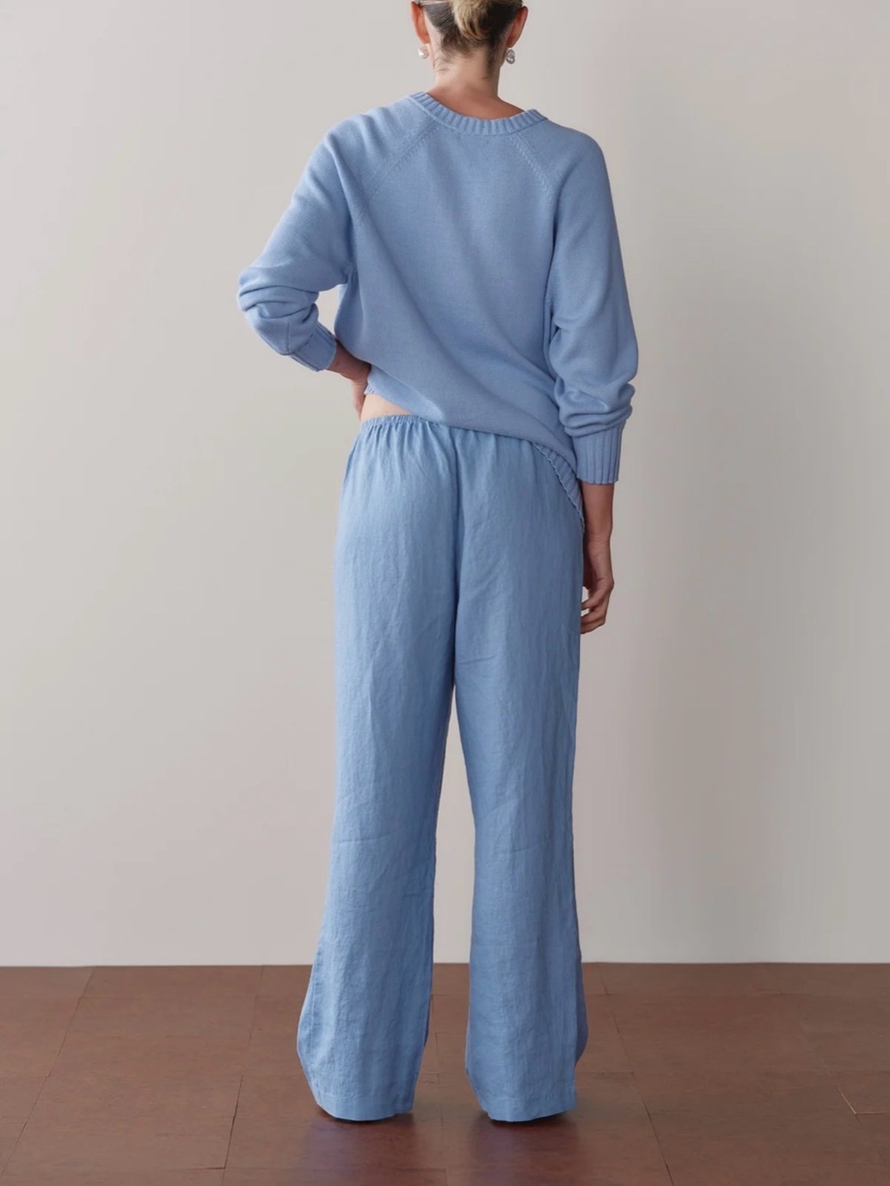 NWT DONNI. The Linen Simple Pant - Picture 5 of 8